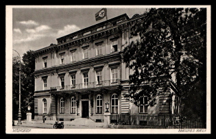 1933-1945 'Munich. Brown house', Propaganda Postcard, Third Reich Nazi Germany