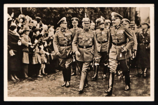 1933-1945 'The 70th birthday of the commander', Propaganda Postcard, Third Reich Nazi Germany