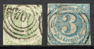 1859-61 Thurn und Taxis Germany (Cancelled)