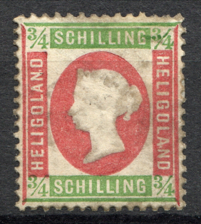 1873 Heligoland Germany 3/4 S (CV $40)