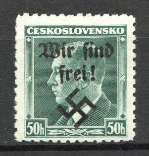1938 Germany Occupation of Rumburg Sudetenland 50 h