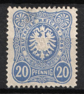 1880 20pf German Empire, Germany (Mi. 42 I ba, CV $90)