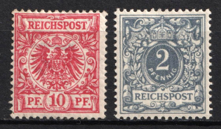 1889-1900 German Empire, Germany (Mi. 47 a, 52, CV $420)