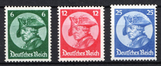 1933 Third Reich, Germany (Mi. 479 - 481, Full Set, CV $420, MNH)