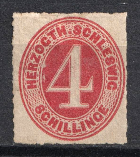1864 4s Schlezwig, German States, Germany (Mi. 3, CV $70)