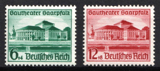 1938 Third Reich, Germany (Mi. 673 - 674, Full Set, CV $30, MNH)