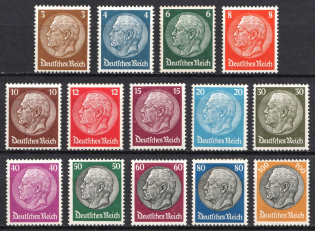 1933 Third Reich, Germany (Mi. 482 - 495, Full Set, CV $260)