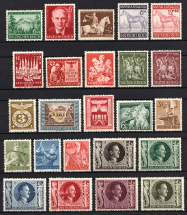 1943 Third Reich, Germany (Full Sets, CV $30)
