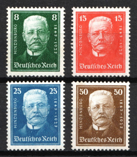 1927 Weimar Republic, Germany (Mi. 403 - 406, Full Set, CV $130, MNH)