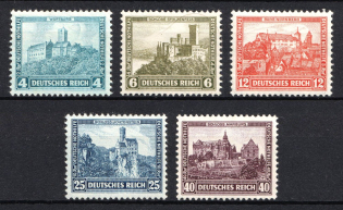 1932 Weimar Republic, Germany (Mi. 474 - 478, Full Set, CV $230, MNH)