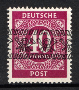 1948 40pf British and American Zones of Occupation, Germany (Mi. 64 I a, Signed, CV $50)