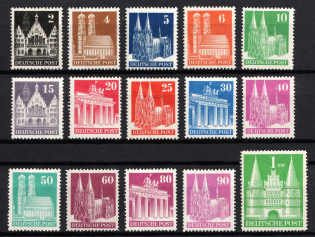 1948-52 British and American Zones of Occupation, Germany (Mi. 73 eg - 97 II eg, Full Set, CV $460)
