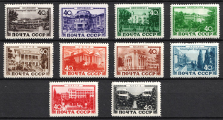 1949 Sanatoria of the USSR, Soviet Union, USSR, Russia (Full Set, MNH)