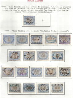 1871 German Empire Revenues Collection