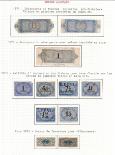 1871-73 German Empire Revenues Collection (Used)