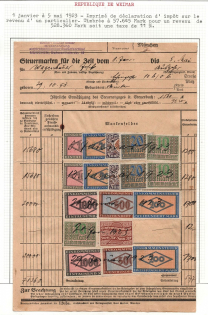 1923 (5 May) Weimar Republic Revenues Collection, Document