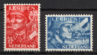 1942 Dutch Legion, Germany (Mi. 402 - 403, Full Set)