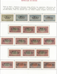 1922-23 Weimar Republic Revenues Collection
