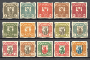 1922 Russia Provisional Government of Karelia Civil War (Full Set, CV $230)