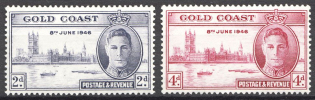 1946 Gold Coast British Empire Perf. 13.5х14 (Full Set)