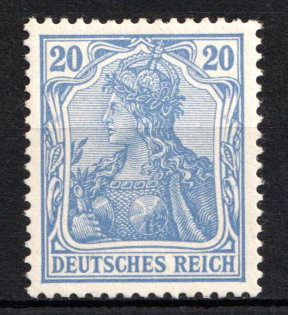 1902 20pf German Empire, Germany (Mi. 72 a, CV $200, MNH)