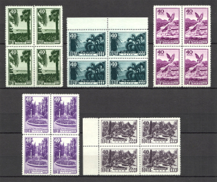 1949 Views of Crimea Blocks of Four (MNH)