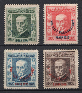 1926 Czechoslovakia (Mi. 212 - 215, Full Set, CV $130)