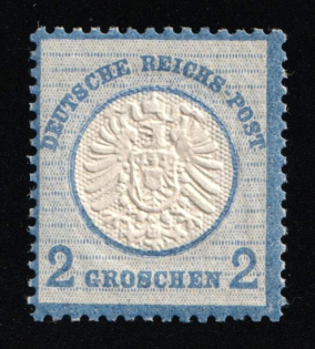 1872 2gr German Empire, Germany (Mi. 20, Certificate, Signed, CV $100, MNH)