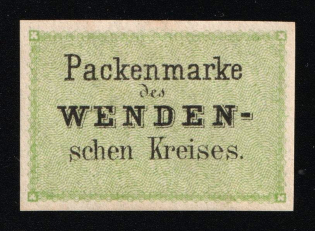 1880 4k Wenden, Livonia, Russian Empire, Russia (Russika 3ND, Official Reprint, CV $50)