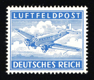 1942-43 Military Mail Fieldpost Feldpost, Germany, Airmail (Mi. 1 A x)