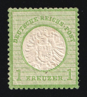 1872 1kr German Empire, Large Breast Plate, Germany (Mi. 23 a, CV $230, MNH)