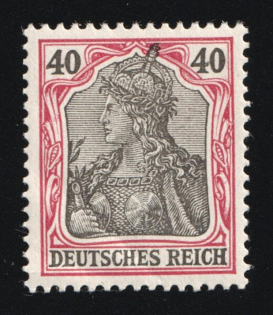 1902 40pf German Empire, Germany (Mi. 75, Signed, CV $500, MNH)