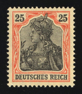 1905-13 25pf German Empire, Germany (Mi. 88 I, CV $250, MNH)