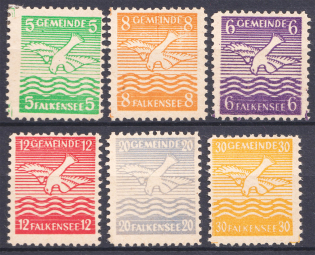 1945 Falkensee (Berlin), Germany Local Post (Mi. 1 - 6, Full Set, CV $90)