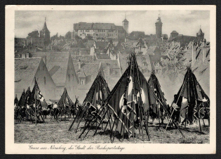 1935 'Photo Kurt Grimm - Derlag Bruno Panzer, Nuremberg-A, Tucherstr. 2', Propaganda Postcard, Third Reich Nazi Germany
