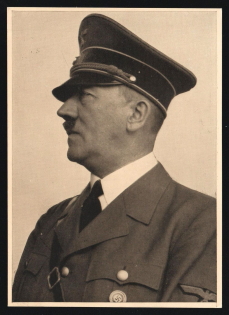 1942 'The Fuhrer Adolf Hitler', Propaganda Postcard, Third Reich Nazi Germany