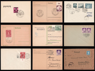 1939-44 Third Reich, Germany, Stock of Postcards and Covers