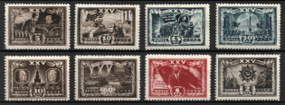 1943 The Great Fatherland's War, Soviet Union, USSR, Russia (Zv. 756 - 763, Full Set, CV $50)