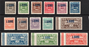 1920 Joining of Schleswig, Germany (Mi. 15 - 28, Full Set, CV $30)