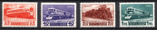 1949 Trains, Soviet Union, USSR, Russia (Square Raster, Full Set)