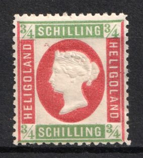 1873 3/4s Heligoland, German States, Germany (Mi. 9 Reprint, CV $50)