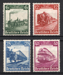 1935 Third Reich, Germany (Mi. 580 - 583, Full Set, CV $170, MNH)
