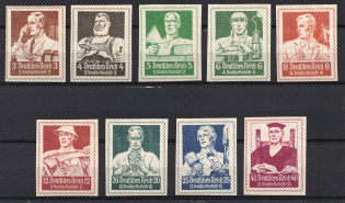 1934 Rare German Professions Propaganda Issue, Third Reich, Germany