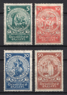 1924 Weimar Republic, Germany (Mi. 351 - 354, Full Set, CV $50)