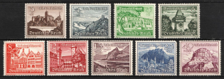 1939 Third Reich, Germany (Mi. 730 - 738, Full Set, CV $80)