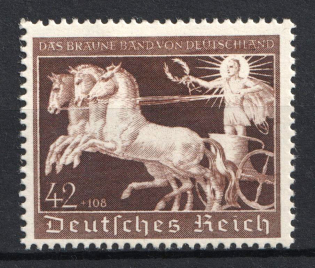 1940 42pf Third Reich, Germany (Mi. 747, Full Set, CV $40)
