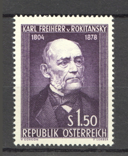 1954 Austria (CV $20, Full Set, MNH)