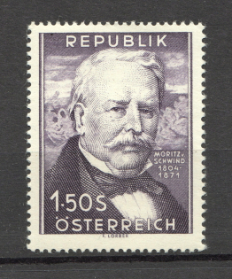 1954 Austria (CV $15, Full Set)