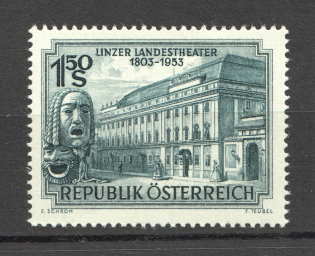 1953 Austria (CV $25, Full Set, MNH)