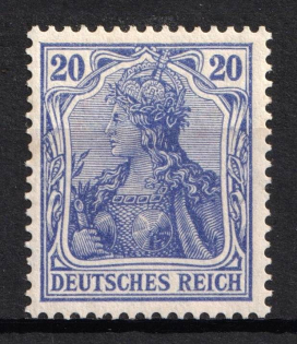 1905-13 20pf German Empire, Germany (Mi. 87 I a, CV $100, MNH)
